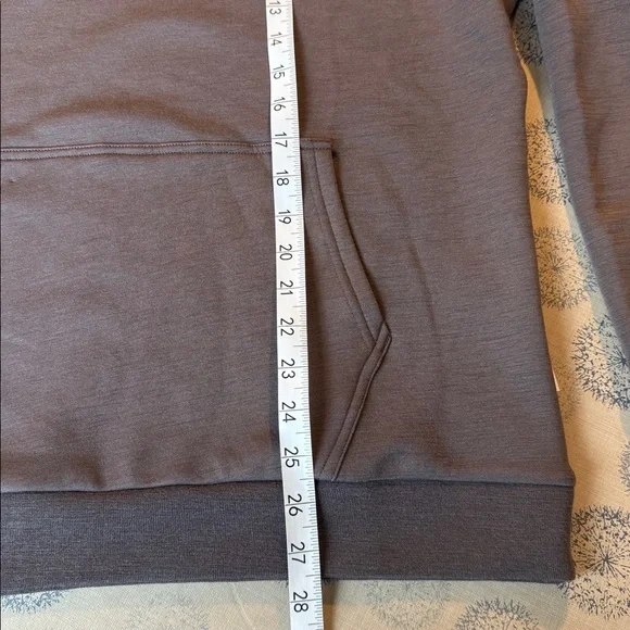 Woolx Avery Hoodie Plum Truffle New Merino Wool Size L - Picture 10 of 10